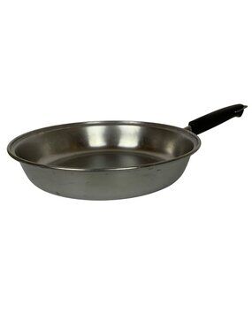 Revere Ware Patriot Ware Tri-Ply Stainless Steel Skillet 10 inch Vintage 1950s-6